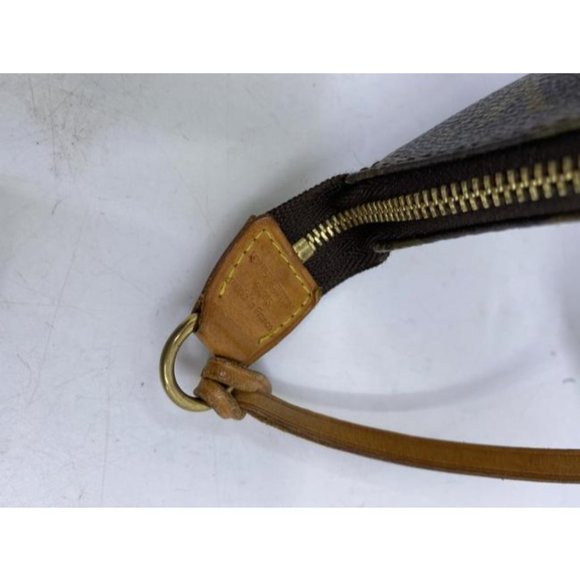 Louis Vuitton Pochette Accessoires Vintage Brown Monogram Canvas Tote - Picture 5 of 7